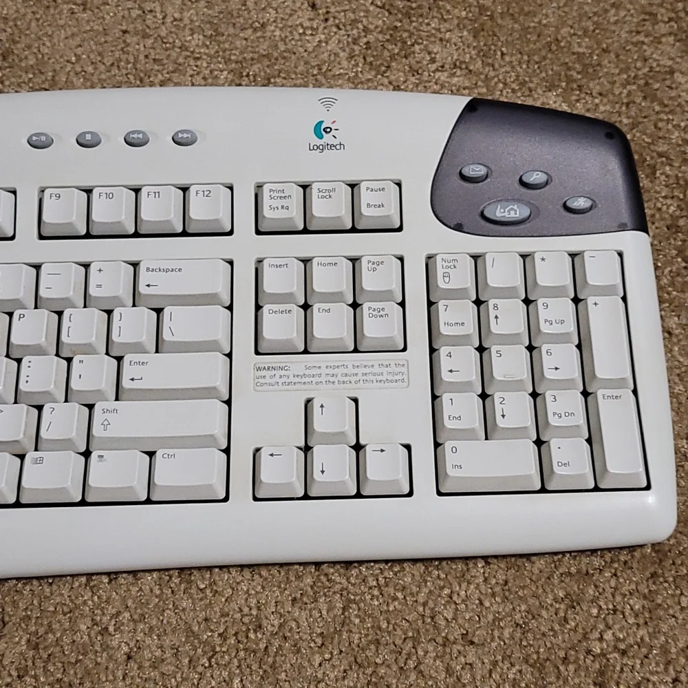 Logitech cordless Itouch keyboard